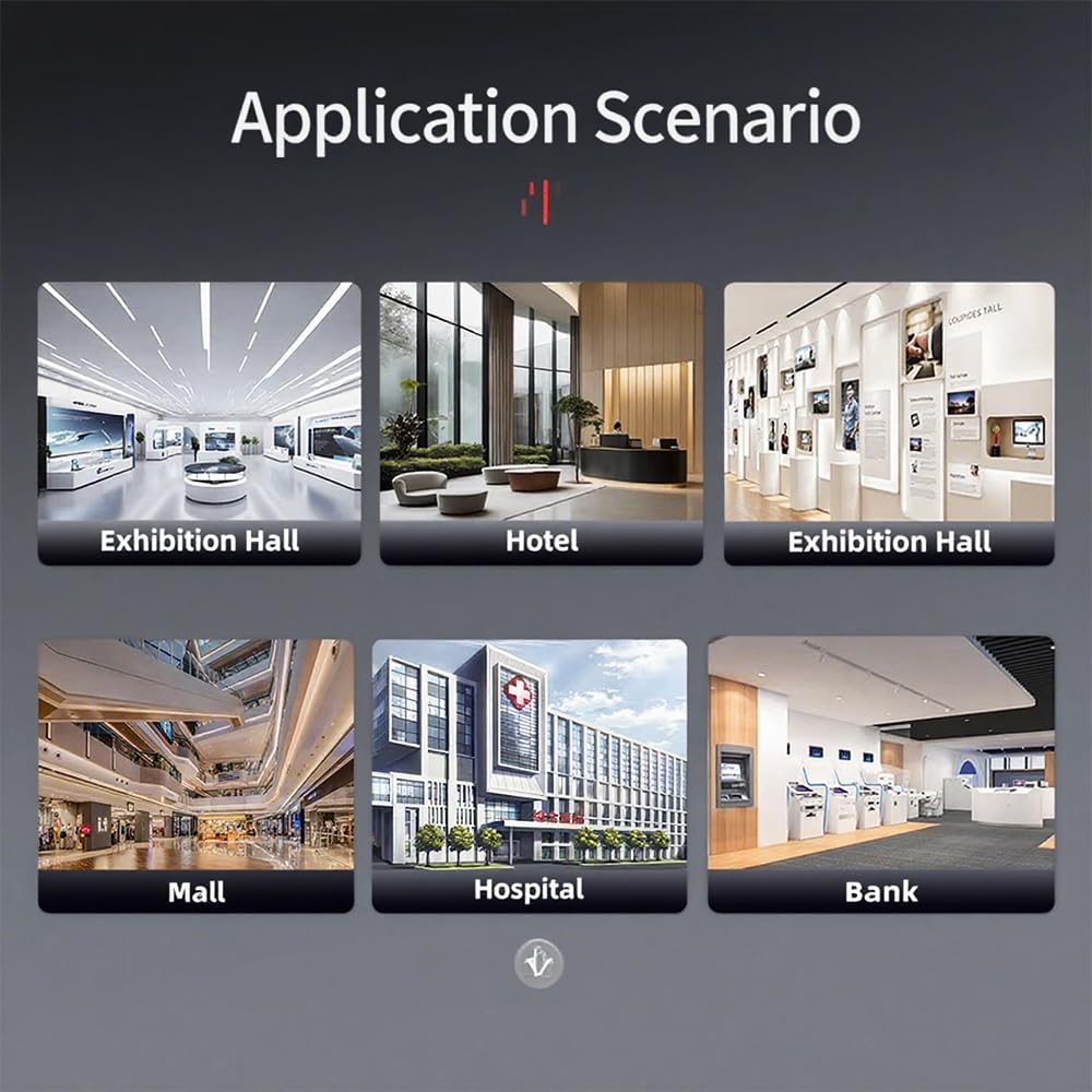 Autonomous AI service robot navigating shopping mall