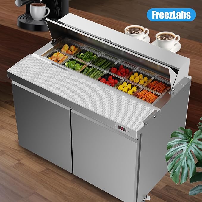 Best Sandwich Prep Table Fridge Online 2 Durable 48’’ Sandwich Prep Table Fridge