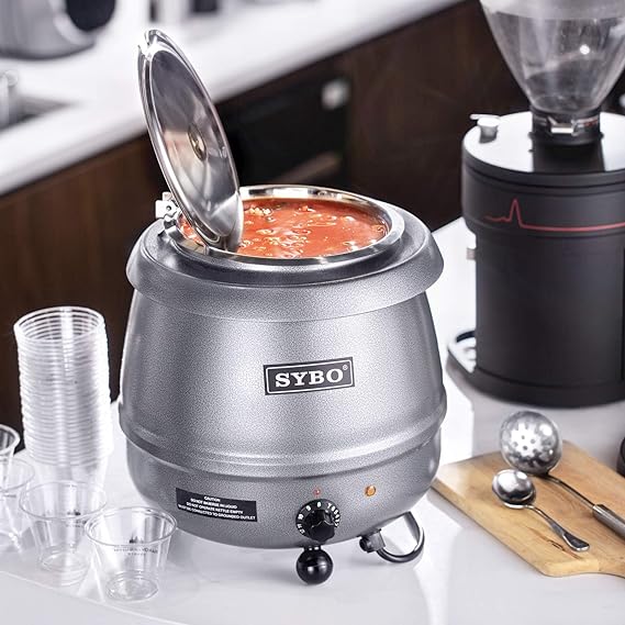 Soup Warmer Kettle in Buffet Setting
