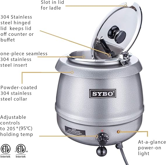 Commercial Soup Warmer Kettle for Restaurant