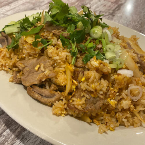 Thai Fried Rice w Beef